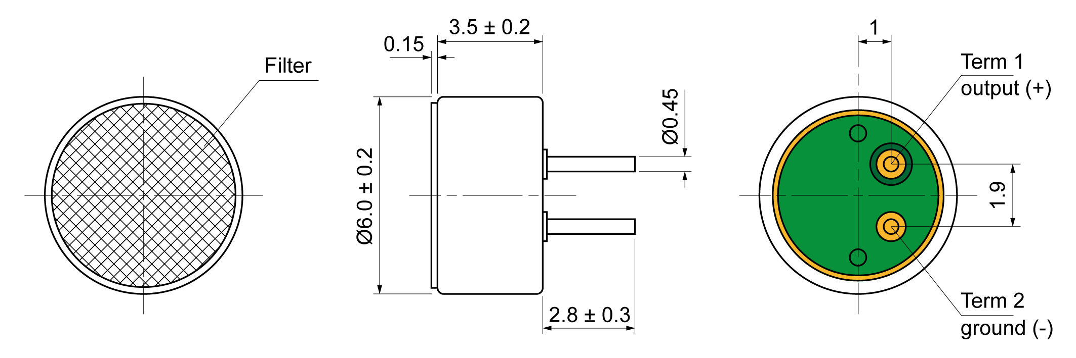 CMN6035-2022-423P-1033 Mechanical Drawing